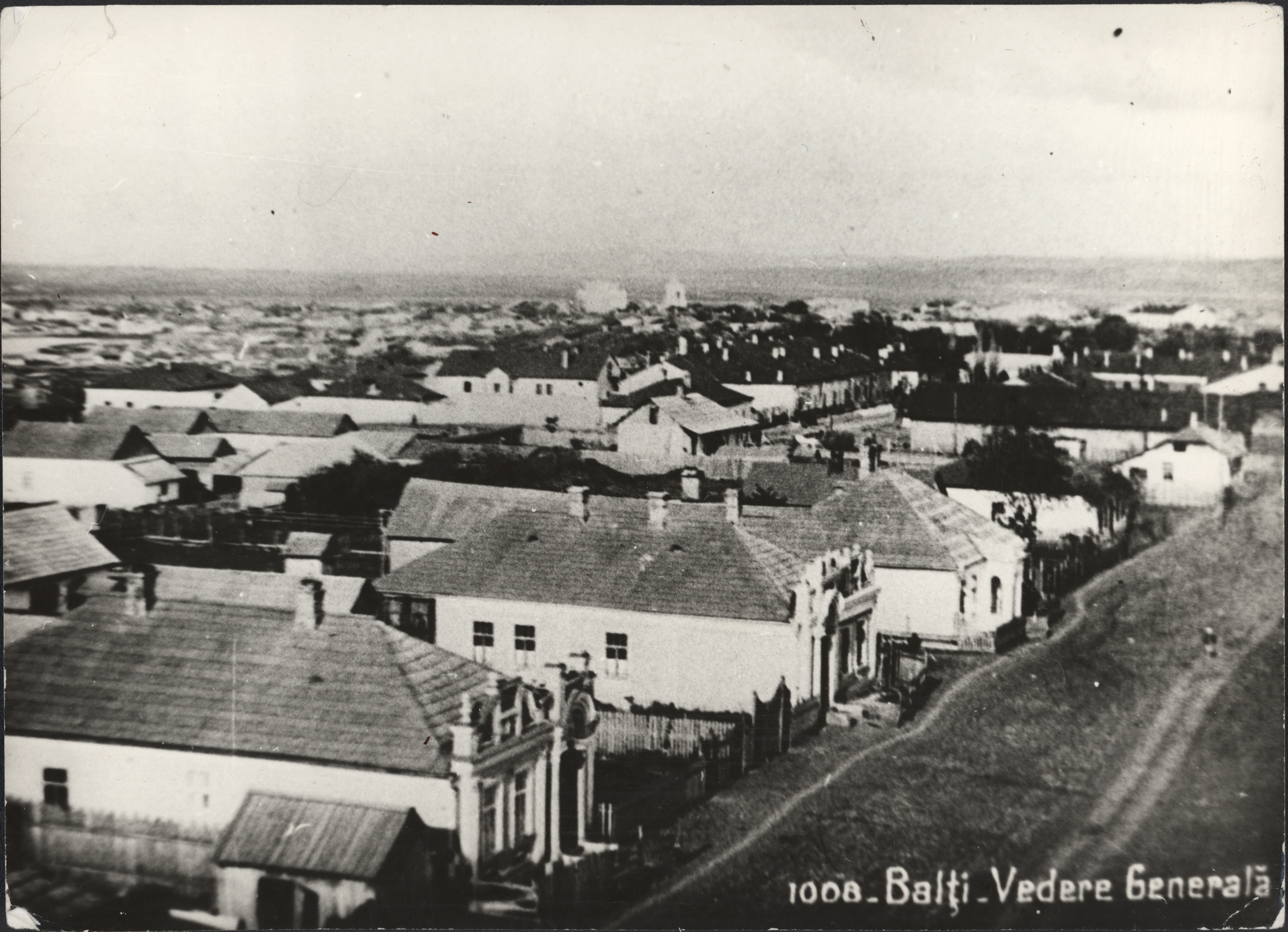 General view of Bălți, pre-war period